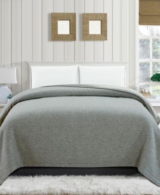 Self Hem Merino Wool Blanket, Full/Queen