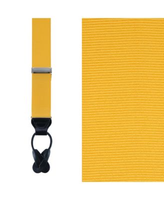 Men's Phoenix 38mm Grosgrain Non Stretch Ribbon Button End Suspenders