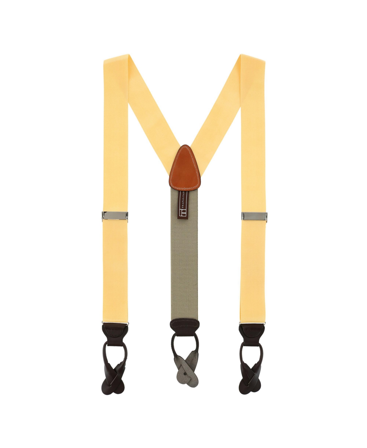 Men's Hudson Nylon Button End Suspenders - Olive green
