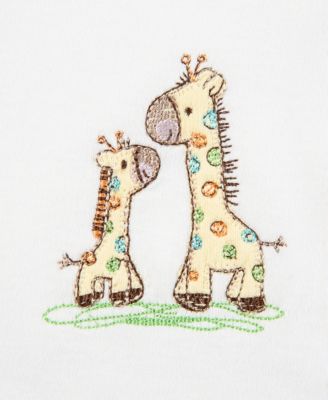 Baby Boys and Baby Girls Giraffe Bibs and Burp Cloth