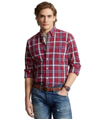 Polo Ralph Lauren - Men's Classic-Fit Plaid Oxford Shirt