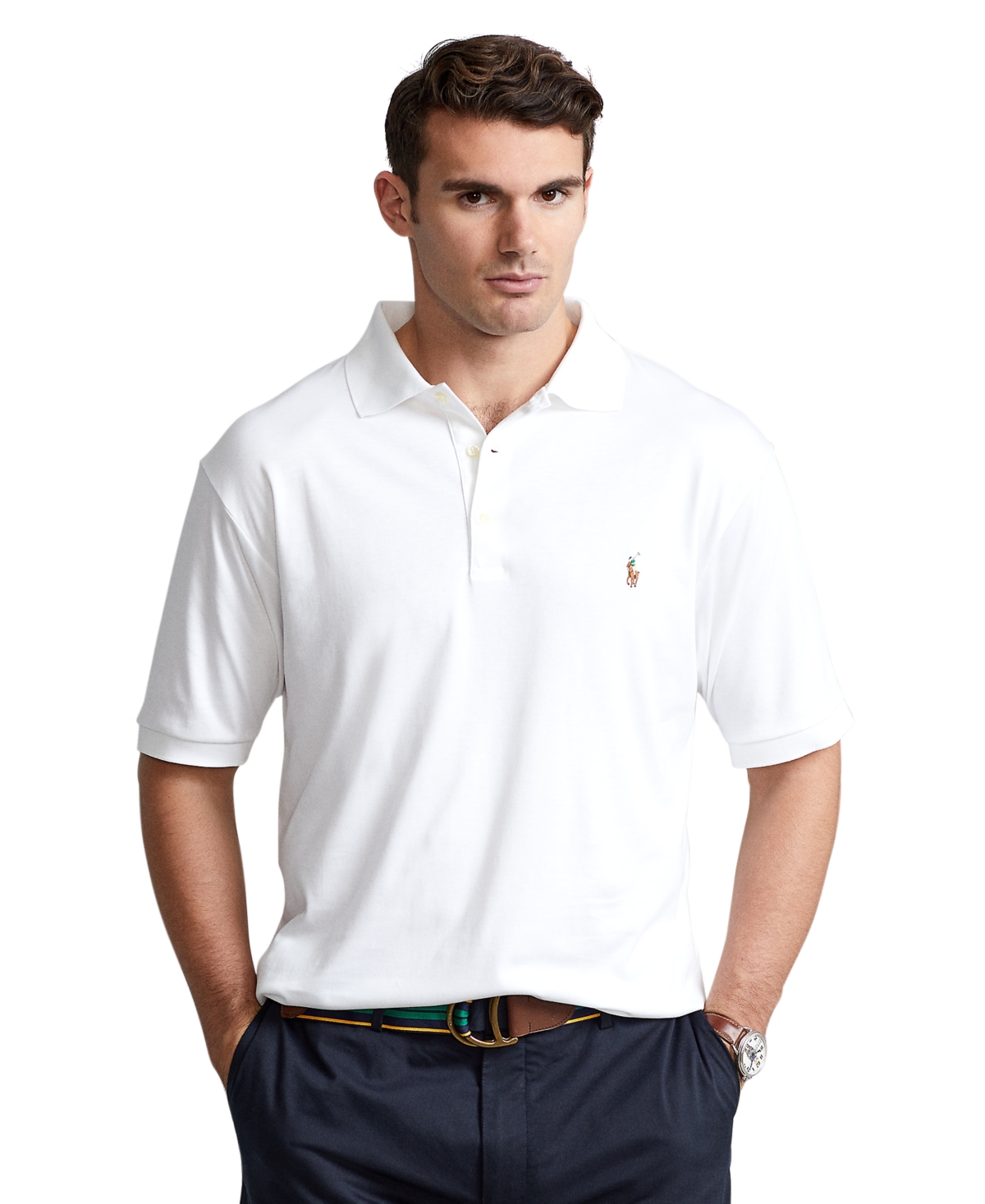 Polo Ralph Lauren Men's Big & Tall Classic Fit Soft Cotton Polo