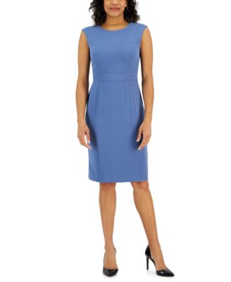 Kasper Women's Stretch Crepe Seamed Sheath Dress Macy's