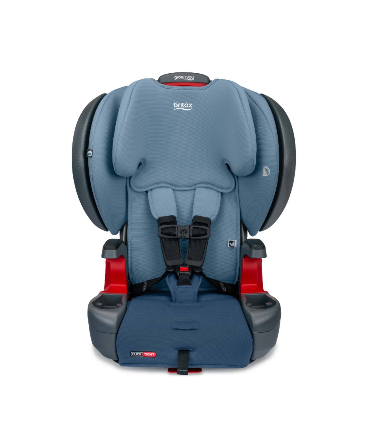 Britax Grow With You Click Tight Harness-2-booster In Blue Ombre