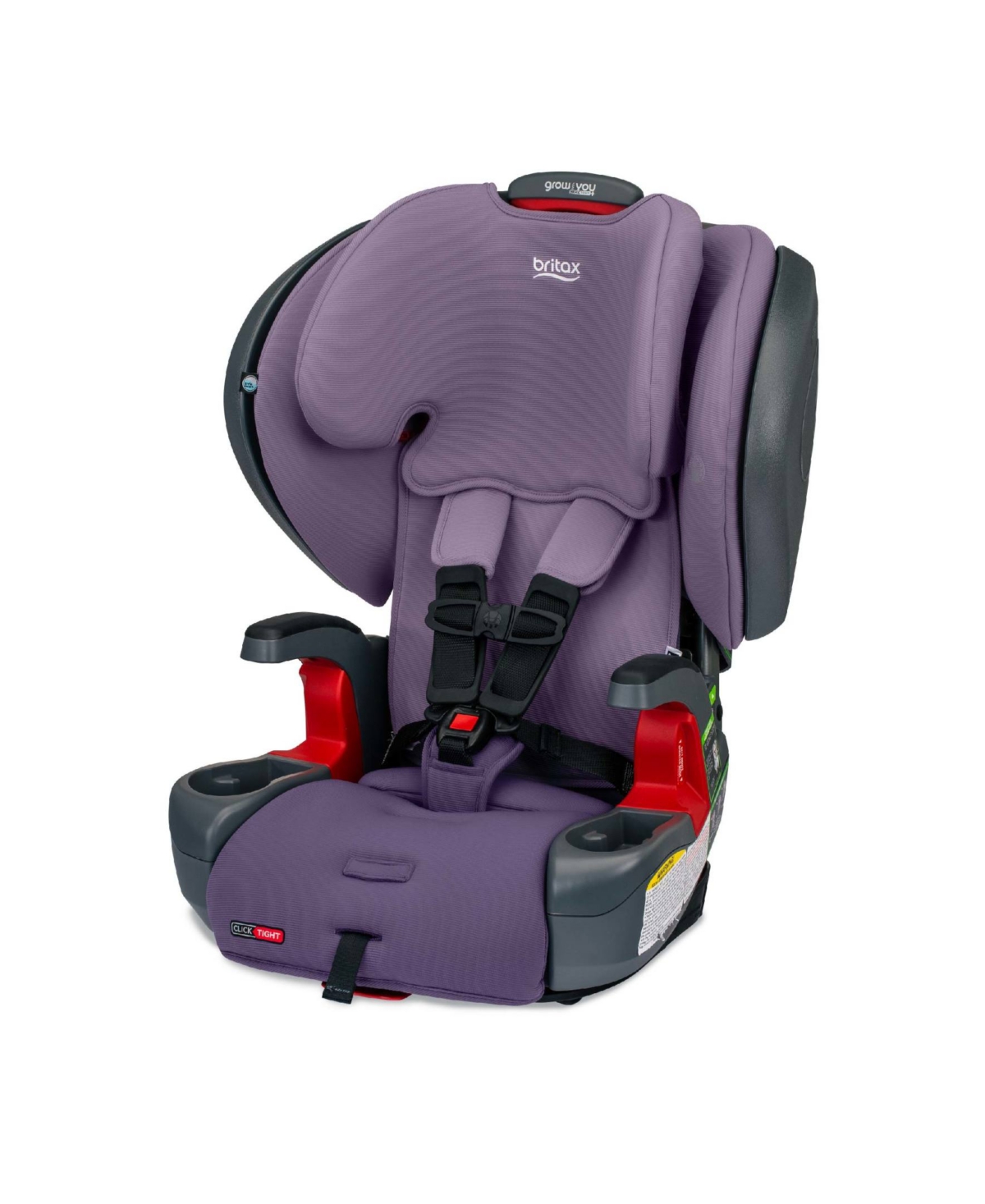 Britax Grow With You Click Tight Harness-2-booster In Purple Ombre