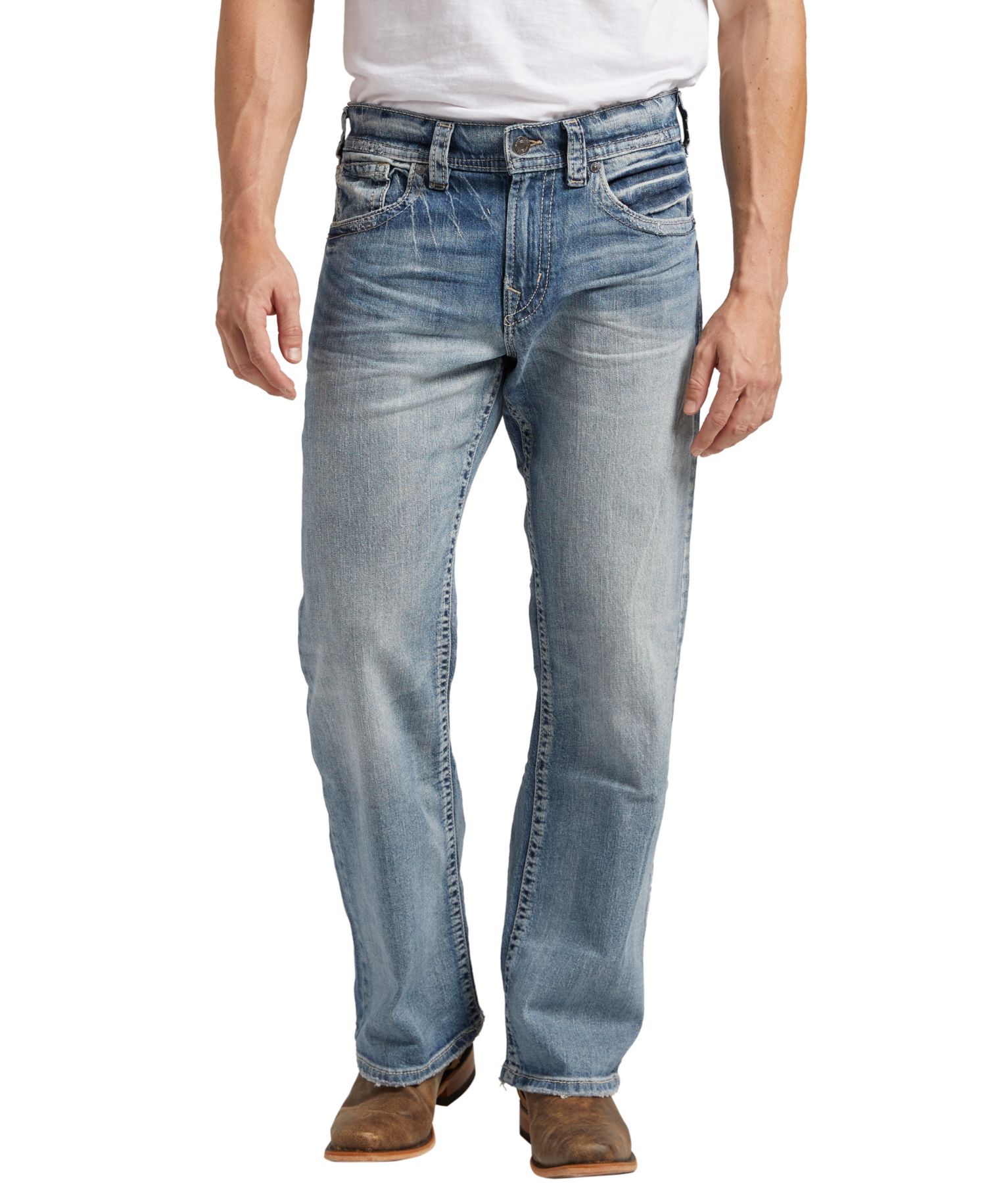 Men's Gordie Relaxed-Fit Straight Leg Jeans