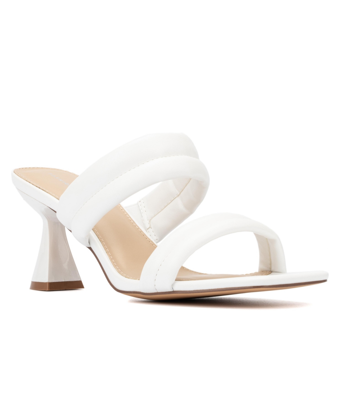 Women's Sophia Wide Width Heels Sandals - White