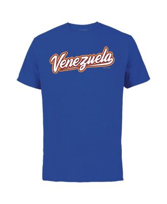 Men's Jose Altuve Royal Venezuela Baseball 2023 World Baseball Classic Name and Number T-shirt