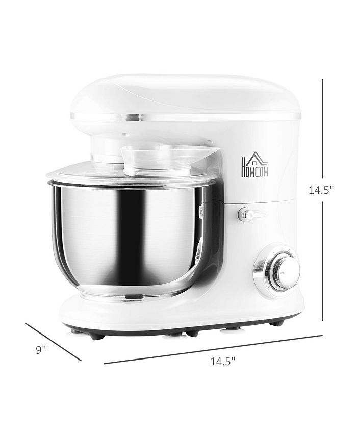 Stand Mixer with 6+1P Speed, 600W Tilt Head Kitchen Electric
