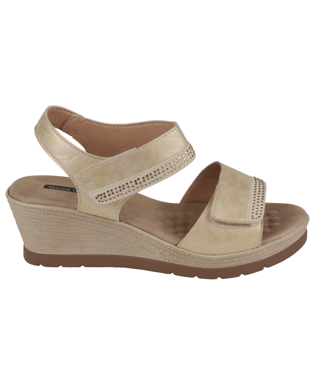 Gc Shoes Women's Jorda Embellished Wedge Sandals