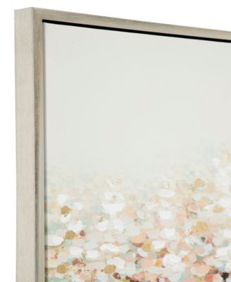 Canvas Tree Framed Wall Art with Silver-Tone Frame, 39" x 2" x 39"