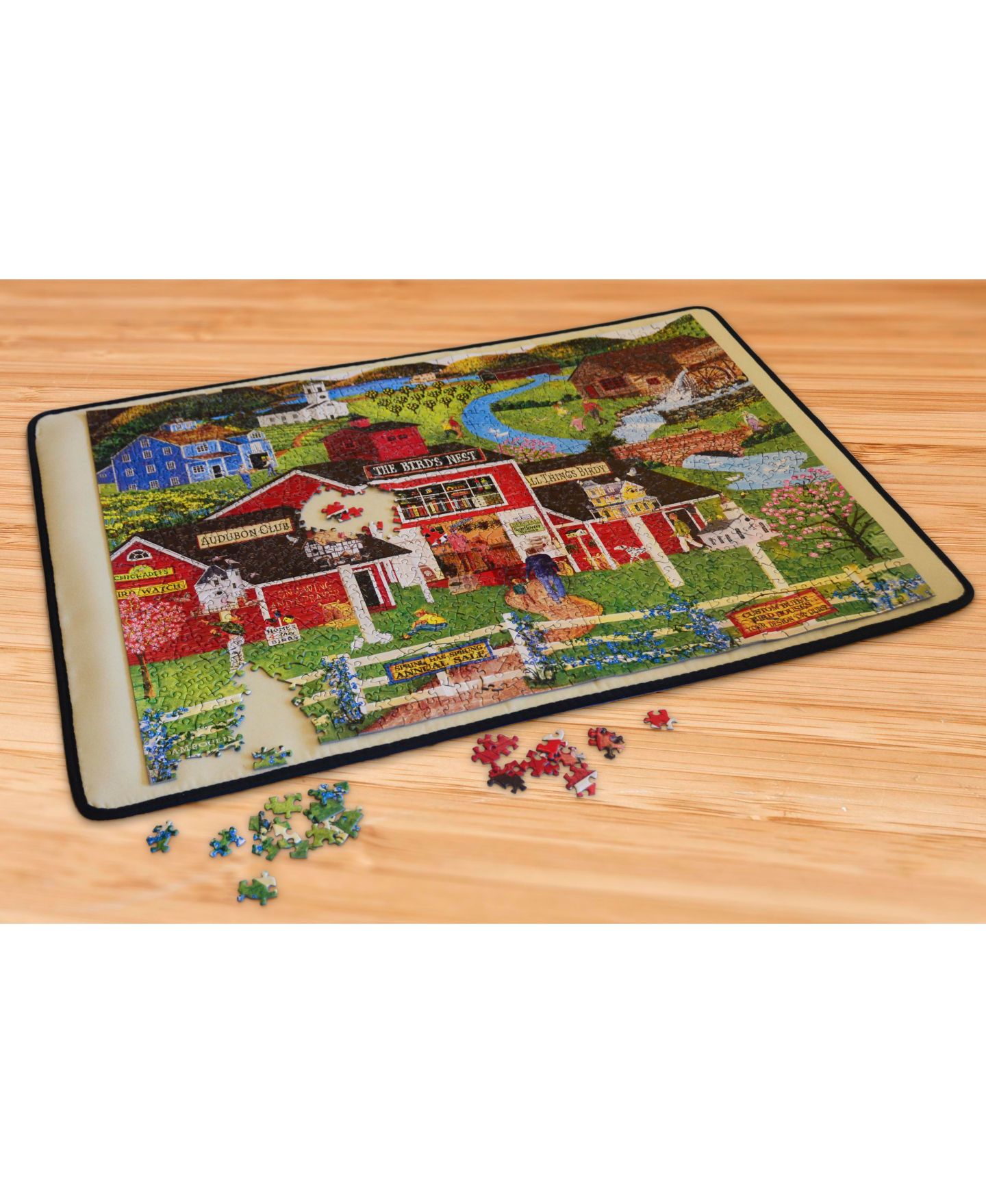 Детская игрушка Masterpieces Flannelette-Blend Fabric Puzzle Mat, Ages 14+, цвет: Разноцветный — фото 1