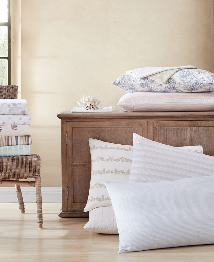 Tommy Bahama Home Tommy Bahama Pineapple Pinstripe Cotton Percale 4 Pc