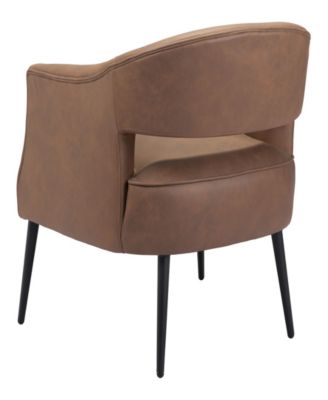 30" Steel, Polyester Berkeley Boho Chic Accent Chair
