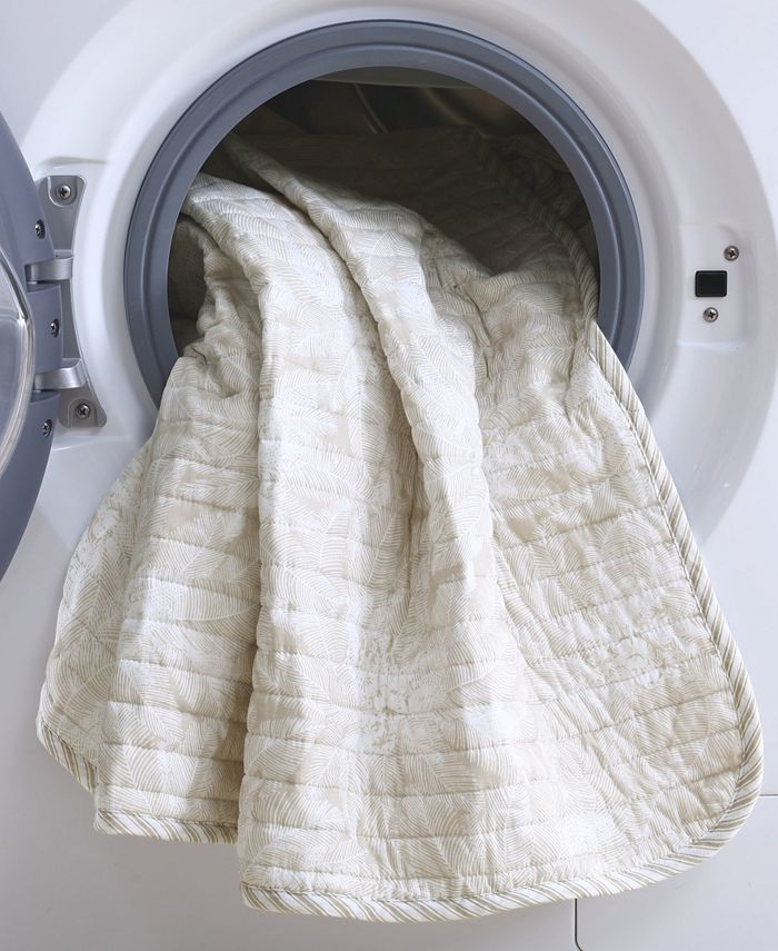 Tommy Bahama Home Makena Cotton Reversible 3 Piece Quilt Set, Full