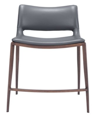 37" Stainless Steel, Polyurethane Ace Counter Chair