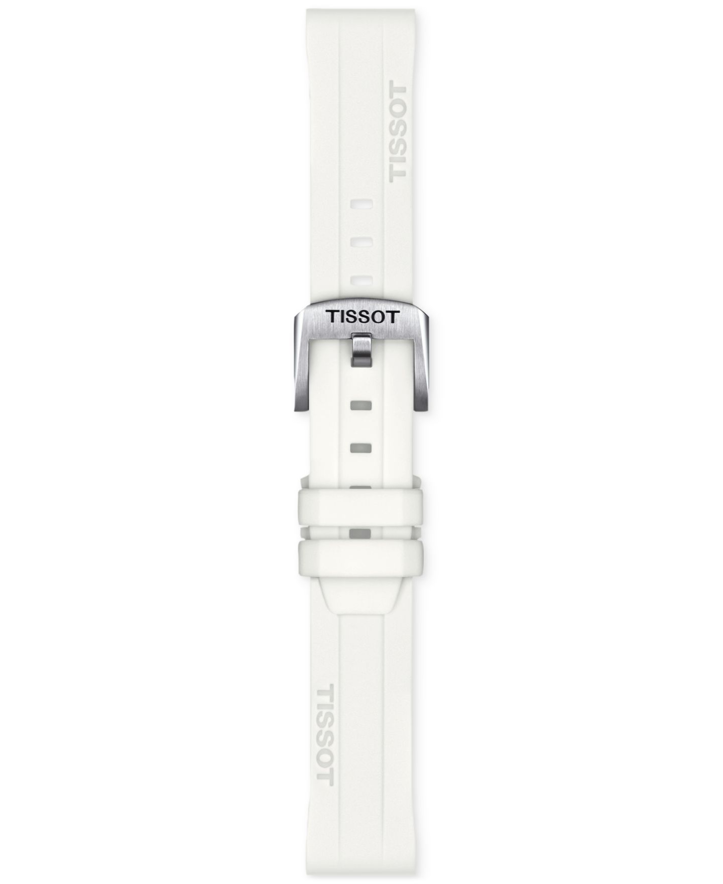 Женские часы Tissot Swiss Seastar 1000 White Silicone Strap Watch 36mm — фото 4