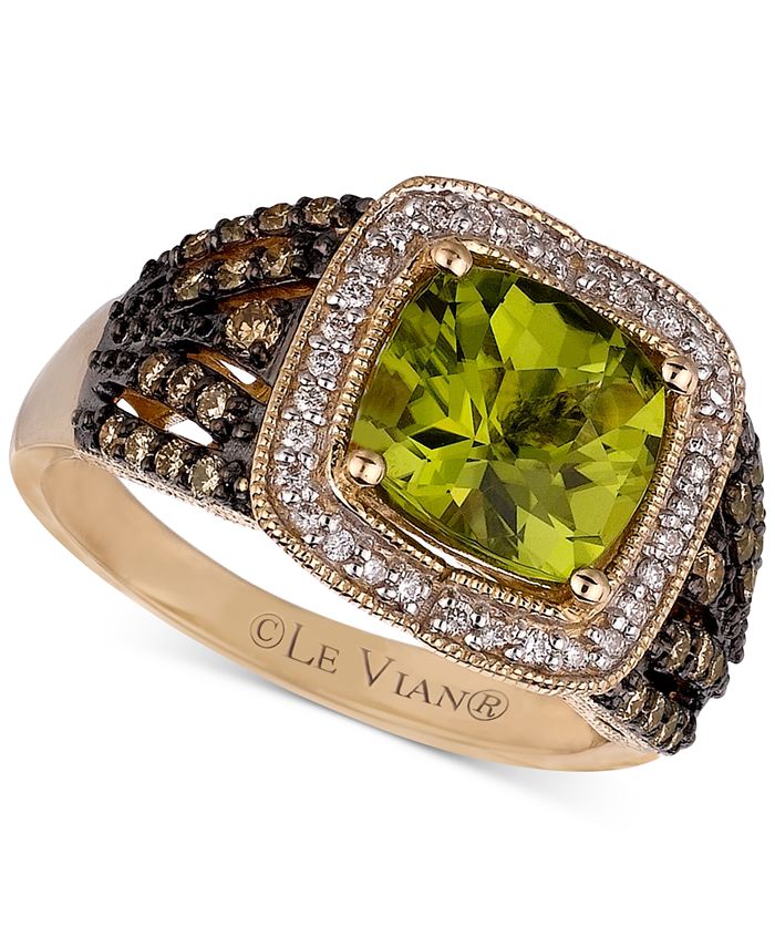 Levian peridot ring on sale