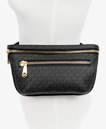 Michael Kors Signature Double-Zip Fanny Pack & Reviews - Belts - Handbags &  Accessories - Macy's
