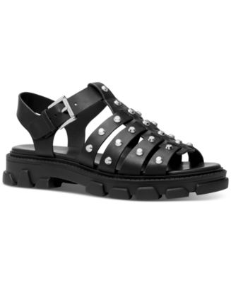 Michael Kors Women's Jagger Studded Fisherman Sandals - Macy's