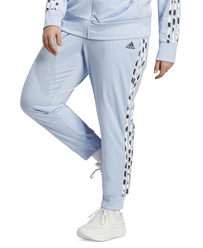 adidas Plus Size Essentials Warm-Up Tapered Tracksuit Bottoms - Macy's