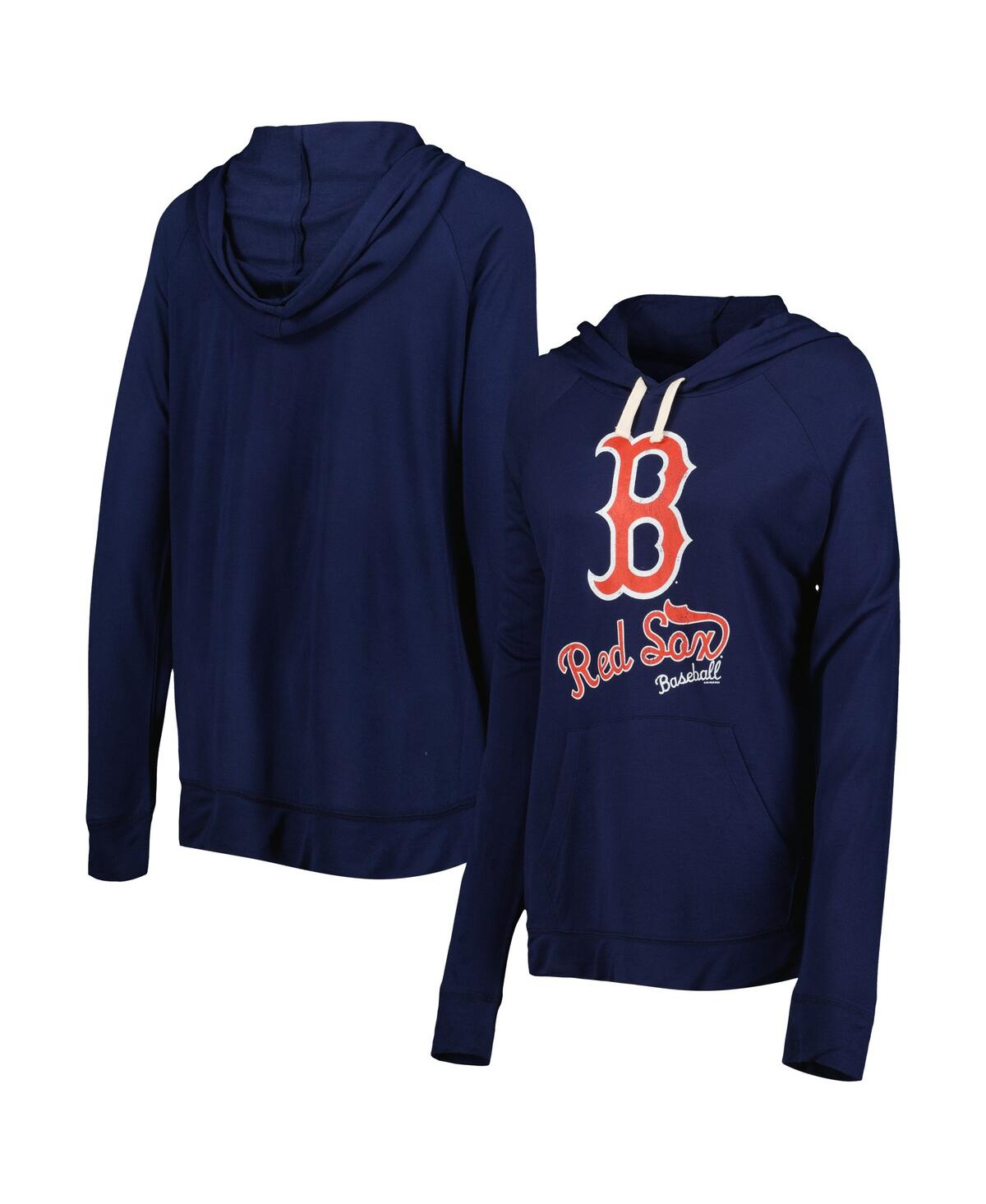 Touché Women's Touch Navy Boston Red Sox Pre-game Raglan Pullover Hoodie
