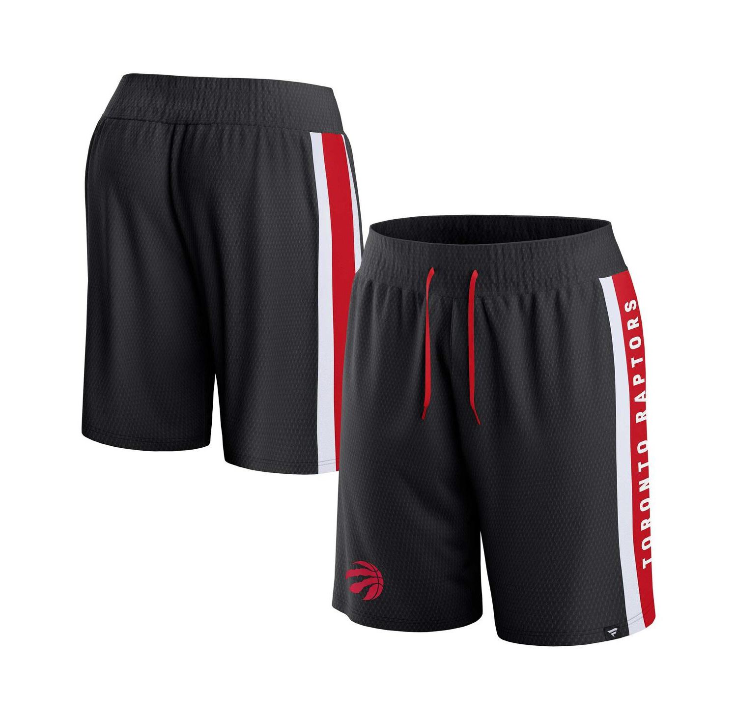 Men's Black Toronto Raptors Referee Iconic Mesh Shorts