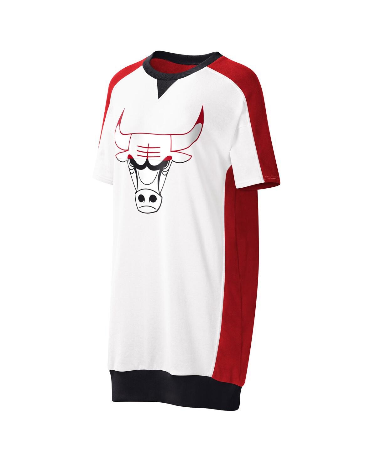 Women's G-iii 4Her by Carl BanksChicago Bulls Free Throw T-shirt Dress - White