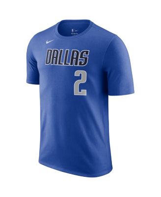 Men's Kyrie Irving Blue Dallas Mavericks Icon Name and Number T-shirt