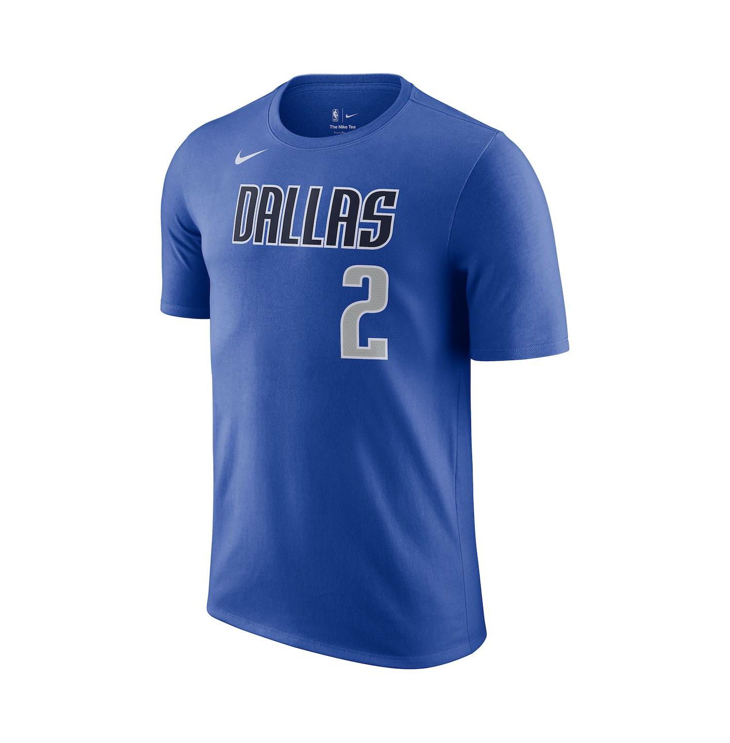 Мужская футболка Nike Kyrie Irving Blue Dallas Mavericks Icon Name and Number — фото 3