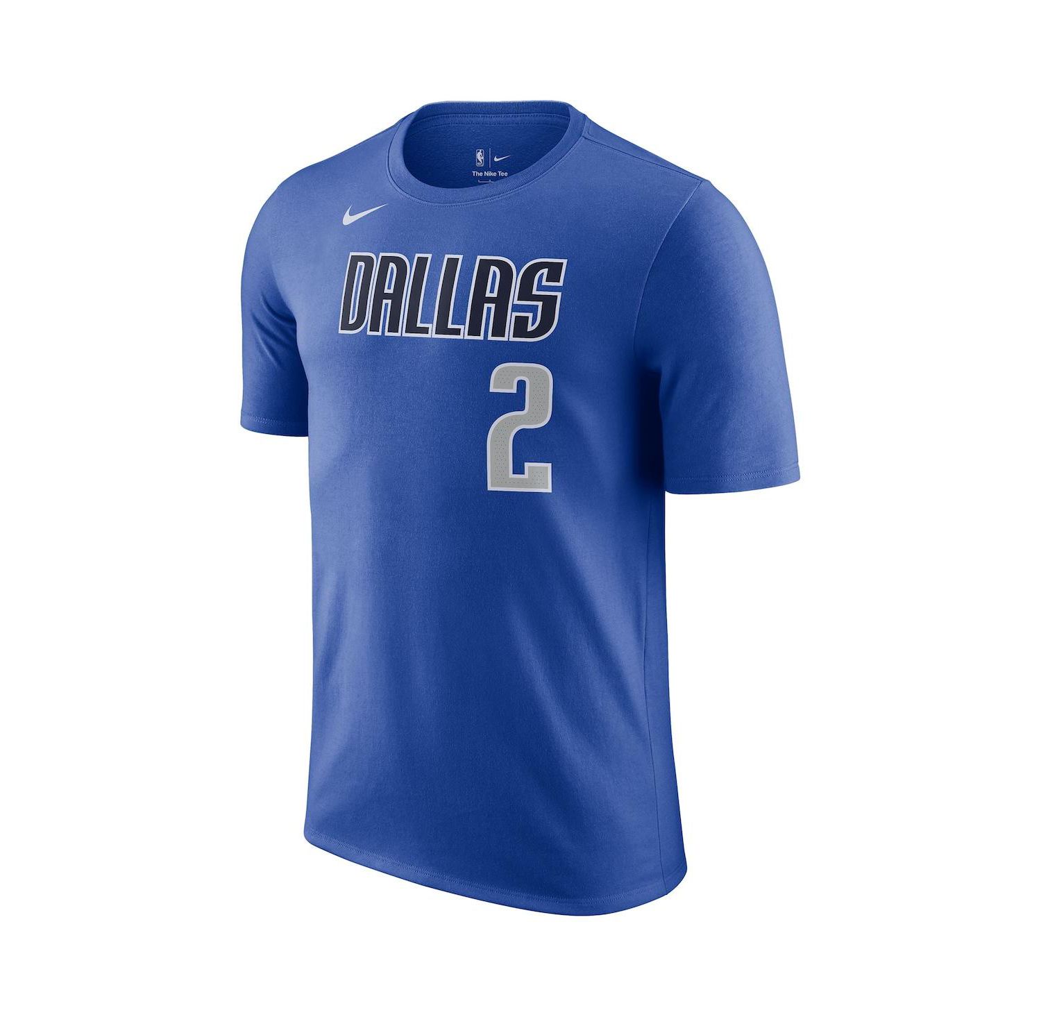 Men's Kyrie Irving Blue Dallas Mavericks Icon Name and Number T-shirt
