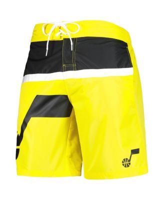 Men's Gold Utah Jazz Sea Wind Swim Trunks