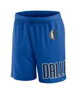 Men's Royal Dallas Mavericks Free Throw Mesh Shorts