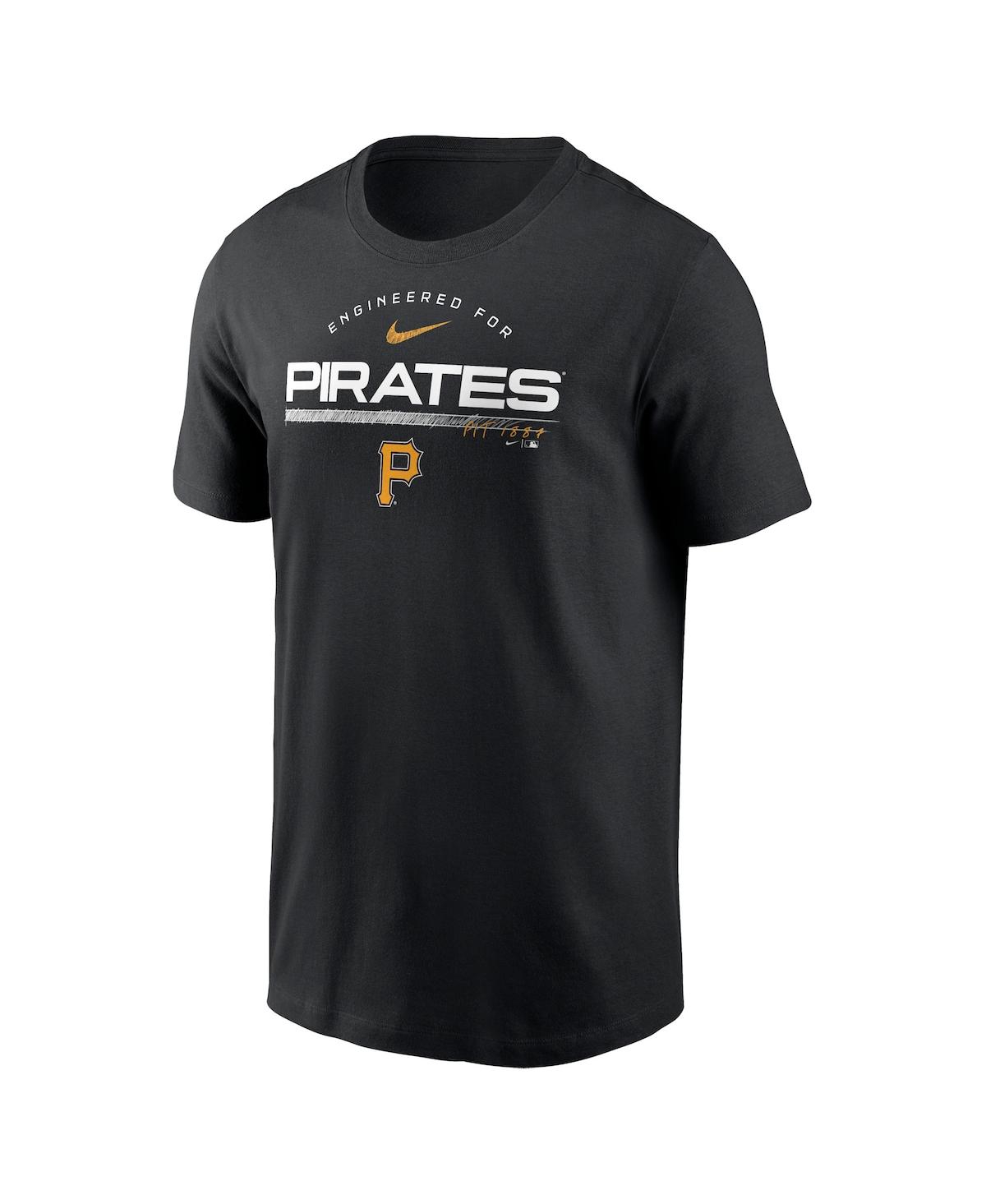Nike Black Pittsburgh Pirates Team Engineered Performance T-shirt In Black