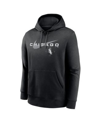 Men's Black Chicago White Sox Big and Tall Over Arch Pullover Hoodie