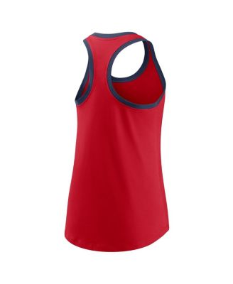 Women's Red Washington Nationals Tech Tank Top