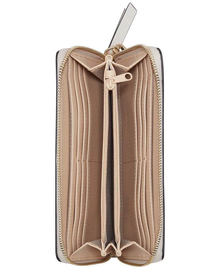 Nine West Women's Grid 9 Zip Around Wristlet Wallet - Macy's