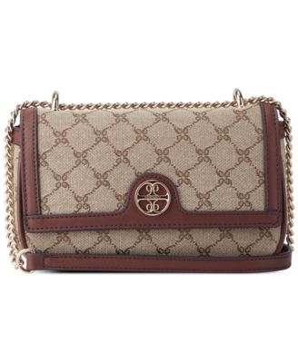 Nine West Women's Rue Quilted Chain Strap Crossbody Bag - Convertible Flap Purse In Optic White - View #2