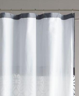 Donnell Embroidered Shower Curtain, 72" x 72"