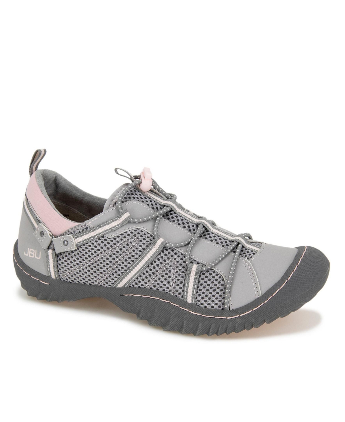 Women's Synergy Bungee Lace-Up Sporty Sneakers - Dark Grey