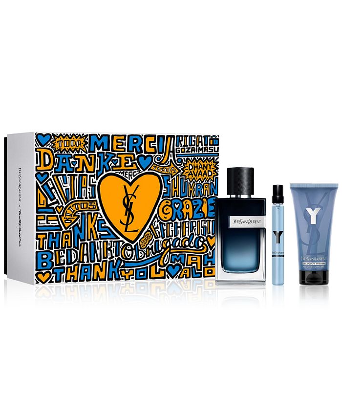 Yves Saint Laurent Men's 3-Pc. Y Eau de Parfum Gift Set, Created for Macy's  - Macy's