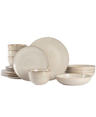 Gibson Matisse 16-Piece Dinnerware Set, Service for 4 - Macy's