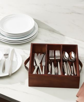 Oneida Mooncrest 30 Piece Flatware Set With Caddy