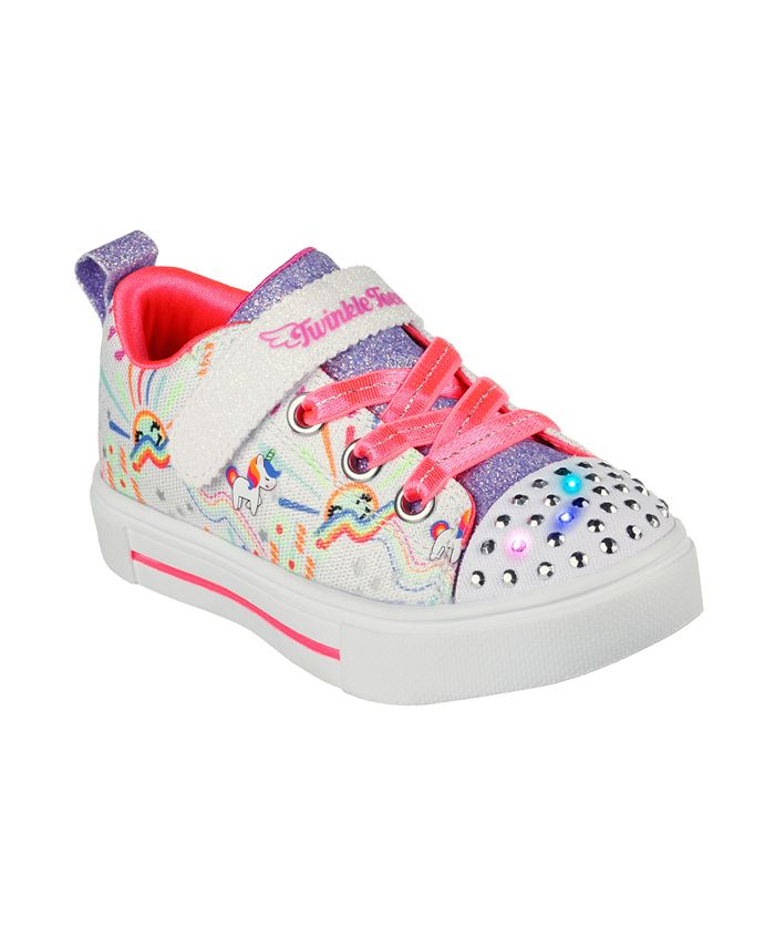 Skechers Toddler Girls Twinkle Sparks - Unicorn Sunshine Adjustable ...