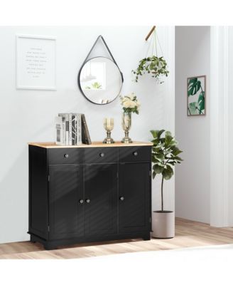 Buffet Cabinet, Bar Cabinet with 3 Drawers,