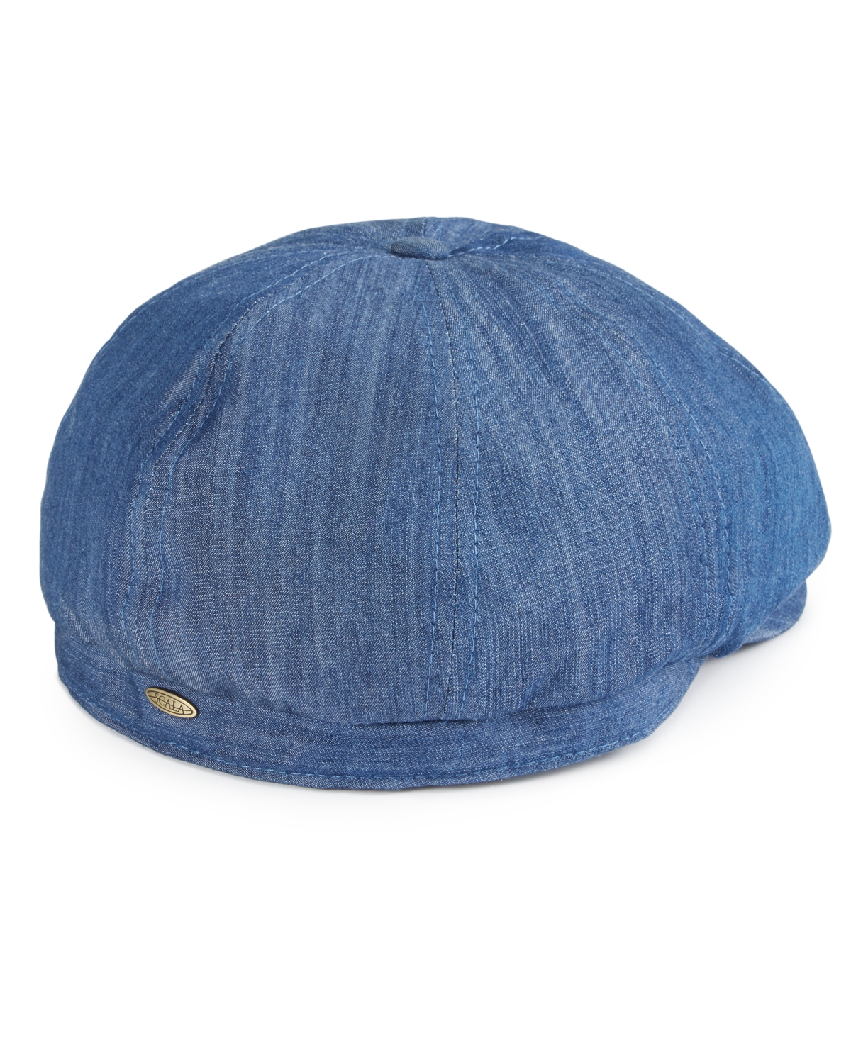 Shop Scala Men's Chambray Ivy Cap In Navy