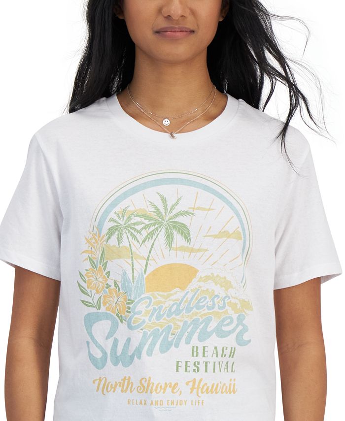 Love Tribe Juniors' Endless Summer Graphic TShirt Macy's