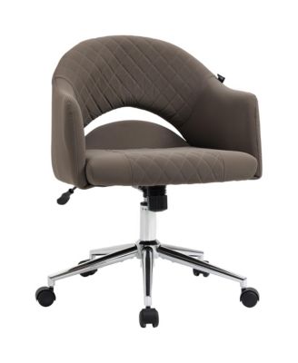Swivel Office Chair Rock Computer Chair w/ Adjustable Height,