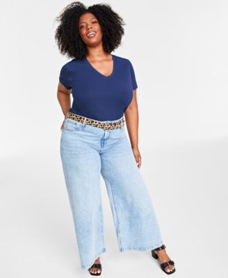 On 34th - Plus Size Short-Sleeve V-Neck T-Shirt