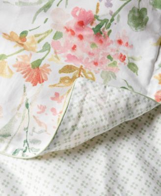 Marguerite Floral 3-Pc. Duvet Cover Set, Full/Queen
